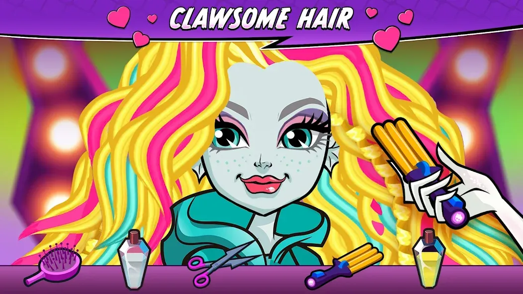 Скачать Monster High™ Beauty Salon — Безлимитные деньги и все наряды — скриншот 2