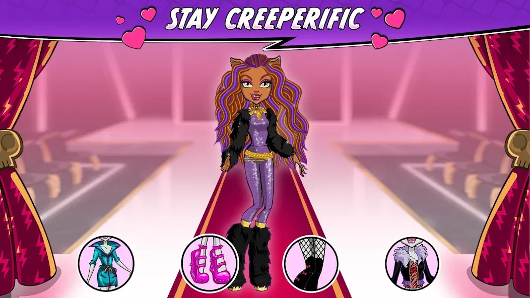 Скачать Monster High™ Beauty Salon — Безлимитные деньги и все наряды — скриншот 4