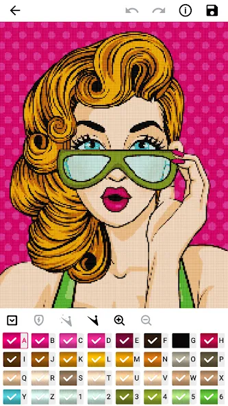 Cross Stitch Joy MOD APK: Без рекламы и все узоры открыты — скриншот 2 Cross Stitch Joy MOD APK: Без рекламы и все узоры открыты — скриншот 2
