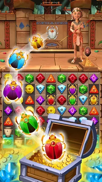 Jewel Ancient 2: lost gems мод на Андроид: Безлимитные подсказки и жизни — скриншот 1 Jewel Ancient 2: lost gems мод на Андроид: Безлимитные подсказки и жизни — скриншот 1