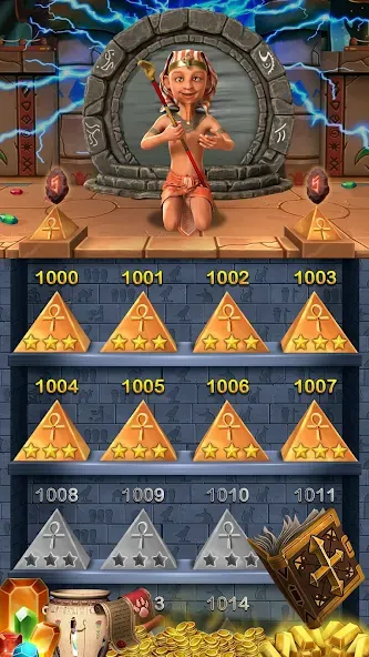 Jewel Ancient 2: lost gems мод на Андроид: Безлимитные подсказки и жизни — скриншот 5 Jewel Ancient 2: lost gems мод на Андроид: Безлимитные подсказки и жизни — скриншот 5
