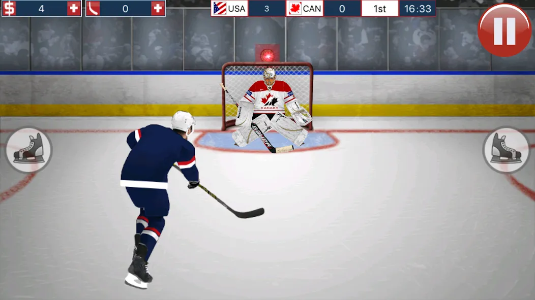 Hockey MVP взломанный APK — Безлимитные деньги и улучшенные характеристики — скриншот 1 Hockey MVP взломанный APK — Безлимитные деньги и улучшенные характеристики — скриншот 1