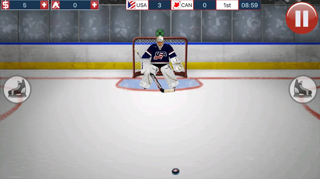 Hockey MVP взломанный APK — Безлимитные деньги и улучшенные характеристики — скриншот 3 Hockey MVP взломанный APK — Безлимитные деньги и улучшенные характеристики — скриншот 3