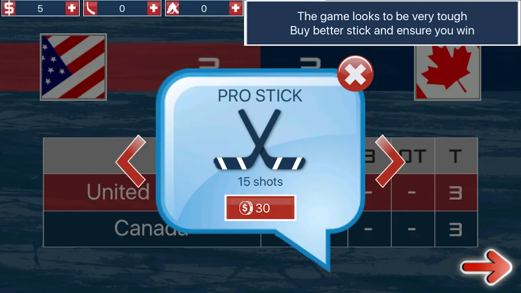 Hockey MVP взломанный APK — Безлимитные деньги и улучшенные характеристики — скриншот 5 Hockey MVP взломанный APK — Безлимитные деньги и улучшенные характеристики — скриншот 5