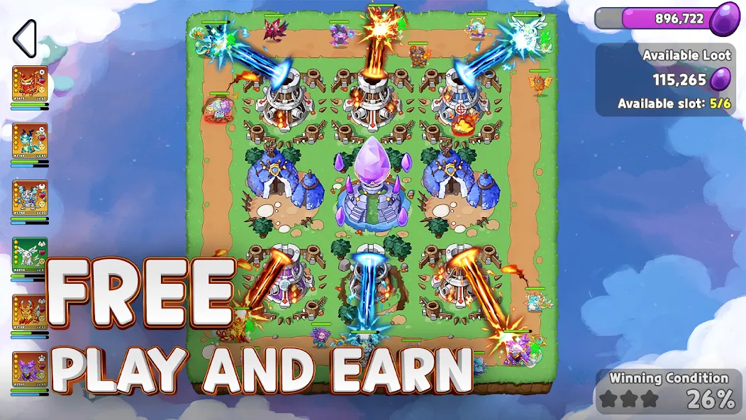 Monsterra: Crypto & NFT Game на телефон — скачать мод: Безлимитные ресурсы и редкие монстры — скриншот 1 Monsterra: Crypto & NFT Game на телефон — скачать мод: Безлимитные ресурсы и редкие монстры — скриншот 1