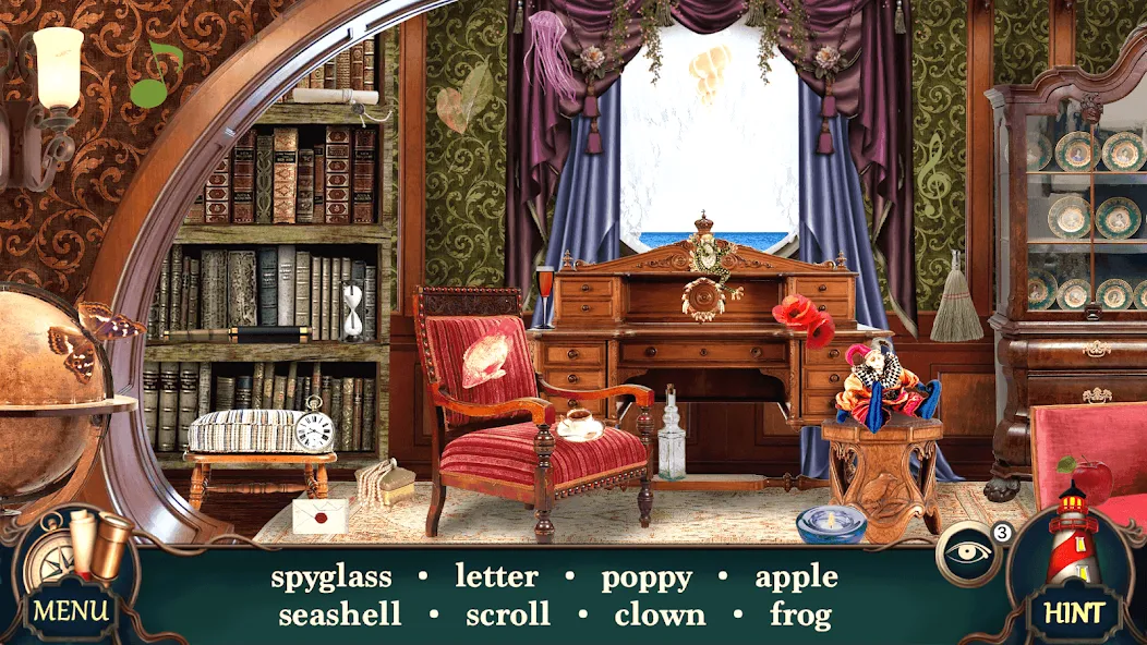 Mystery Hotel: Hidden Objects бесплатно на Андроид — мод: Безлимитные подсказки и монеты — скриншот 1