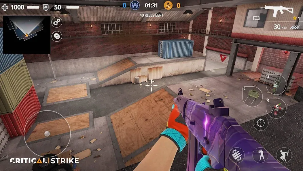 Critical Strike CS: Online FPS бесплатно на Андроид — мод: Много денег и оружия — скриншот 2