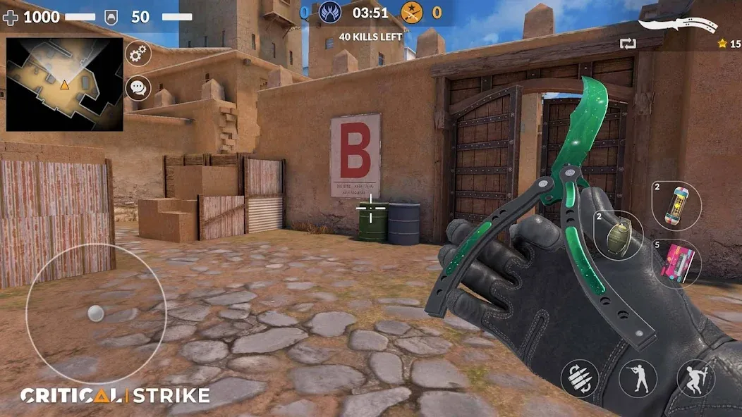 Critical Strike CS: Online FPS бесплатно на Андроид — мод: Много денег и оружия — скриншот 3