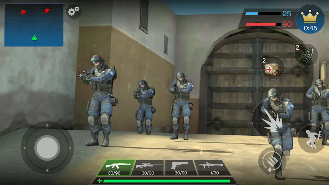 Counter Strike Offline : CS (Мод: Разблокированы все оружия и уровни) — скачать на Андроид — скриншот 2 Counter Strike Offline : CS (Мод: Разблокированы все оружия и уровни) — скачать на Андроид — скриншот 2