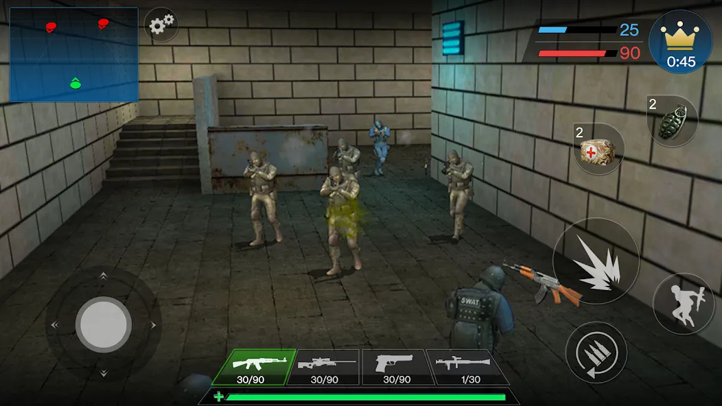 Counter Strike Offline : CS (Мод: Разблокированы все оружия и уровни) — скачать на Андроид — скриншот 5 Counter Strike Offline : CS (Мод: Разблокированы все оружия и уровни) — скачать на Андроид — скриншот 5