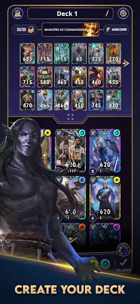 Cross The Ages: TCG мод на Андроид: Безлимитные ресурсы и все карты — скриншот 3
