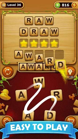 Word Connect - Word Games взломанный APK — Безлимитные подсказки и открыты все уровни — скриншот 5