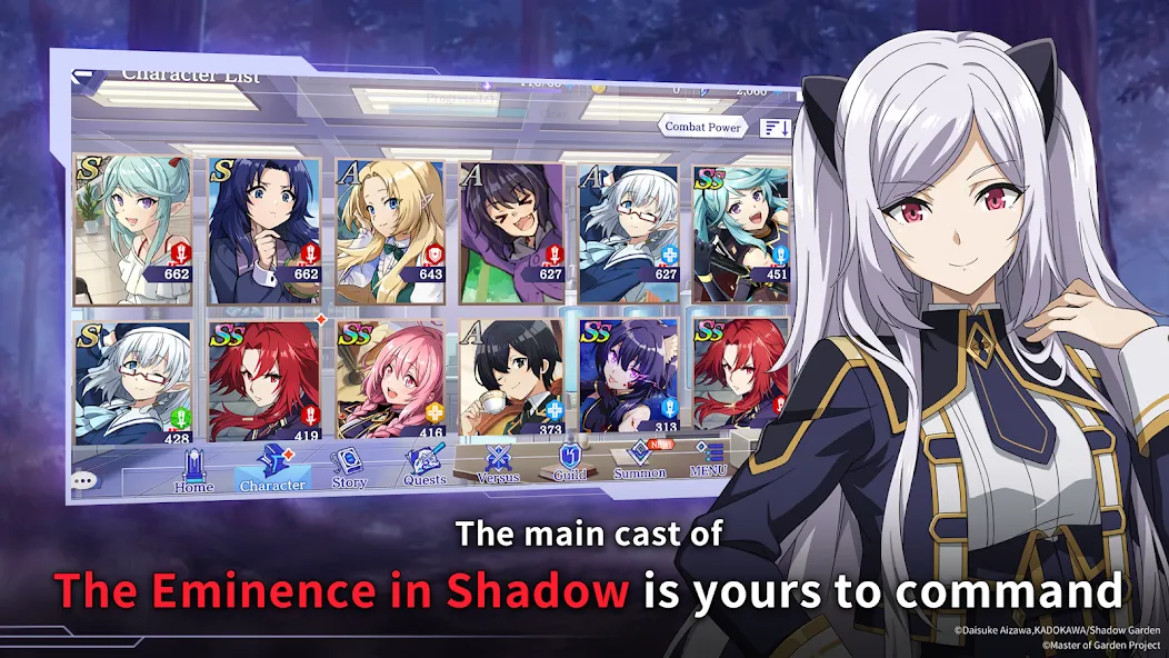 Скачать The Eminence in Shadow RPG на Андроид с модом — Безлимитные деньги и ресурсы — скриншот 2
