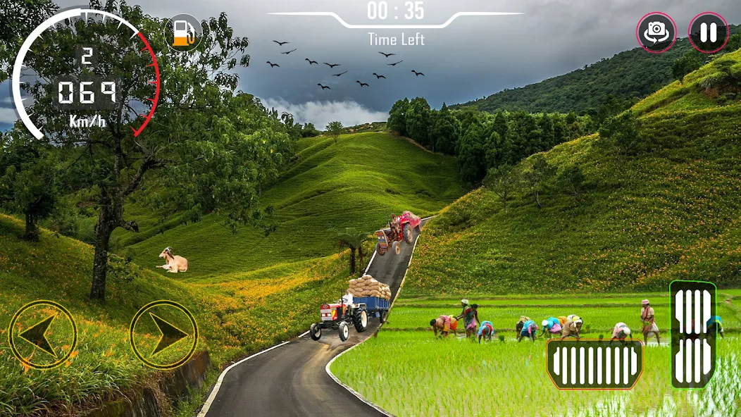 Tractor Simulator Farm Games MOD APK скачать на Андроид — Безлимитные деньги и топливо — скриншот 3