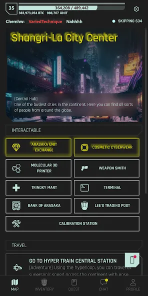 Мод CyberCode Online -Text MMORPG — Неограниченные ресурсы и быстрый прогресс, скачать APK — скриншот 4