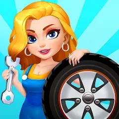 Car Fix Inc - Mechanic Garage — скачать мод: Много денег и ресурсов