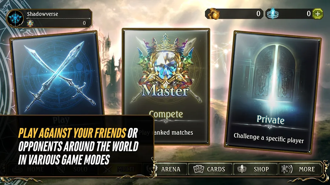 Shadowverse CCG (Мод: Безлимитная мана и открыты карты) — скачать на Андроид — скриншот 3