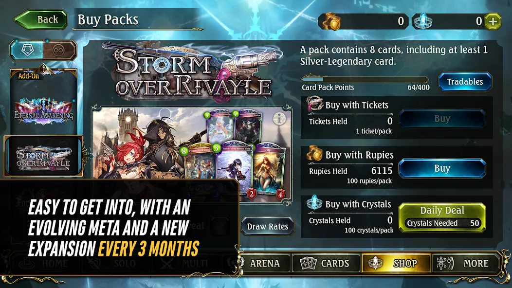 Shadowverse CCG (Мод: Безлимитная мана и открыты карты) — скачать на Андроид — скриншот 4