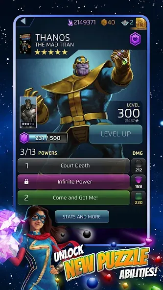 Скачать MARVEL Puzzle Quest: Hero RPG — Безлимитные ресурсы и герои — скриншот 3 Скачать MARVEL Puzzle Quest: Hero RPG — Безлимитные ресурсы и герои — скриншот 3
