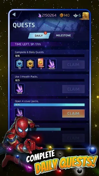 Скачать MARVEL Puzzle Quest: Hero RPG — Безлимитные ресурсы и герои — скриншот 5 Скачать MARVEL Puzzle Quest: Hero RPG — Безлимитные ресурсы и герои — скриншот 5