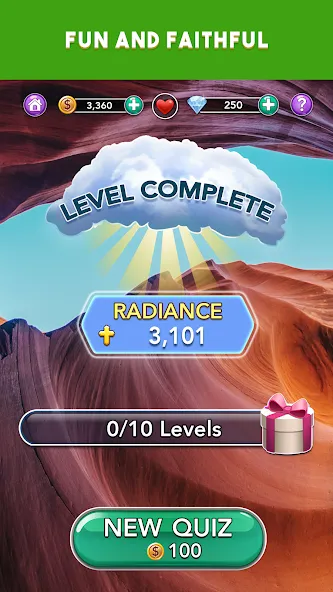 Daily Bible Trivia Bible Games MOD APK скачать на Андроид — Открыты все викторины и подсказки — скриншот 5