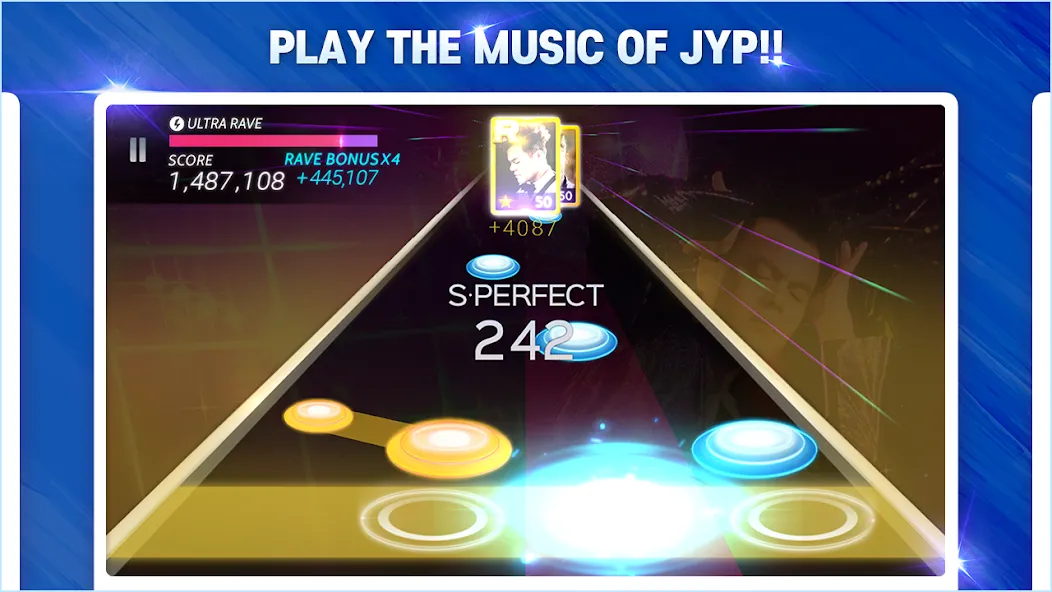 SUPERSTAR JYPNATION MOD APK скачать на Андроид — Безлимитные деньги и все карты открыты — скриншот 3