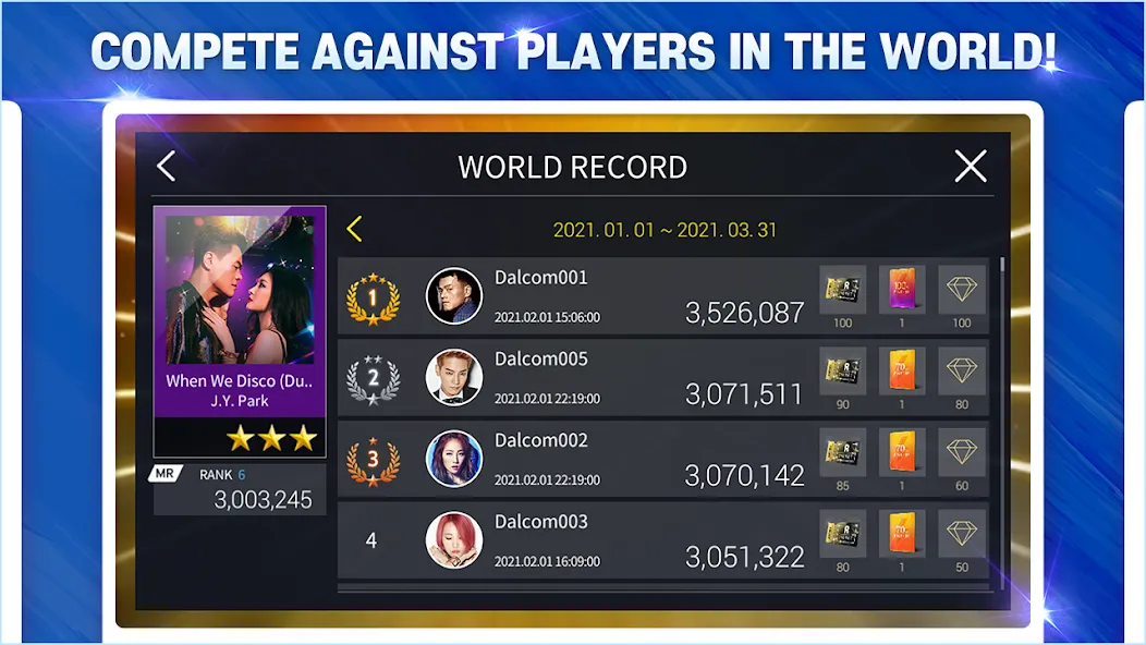 SUPERSTAR JYPNATION MOD APK скачать на Андроид — Безлимитные деньги и все карты открыты — скриншот 4