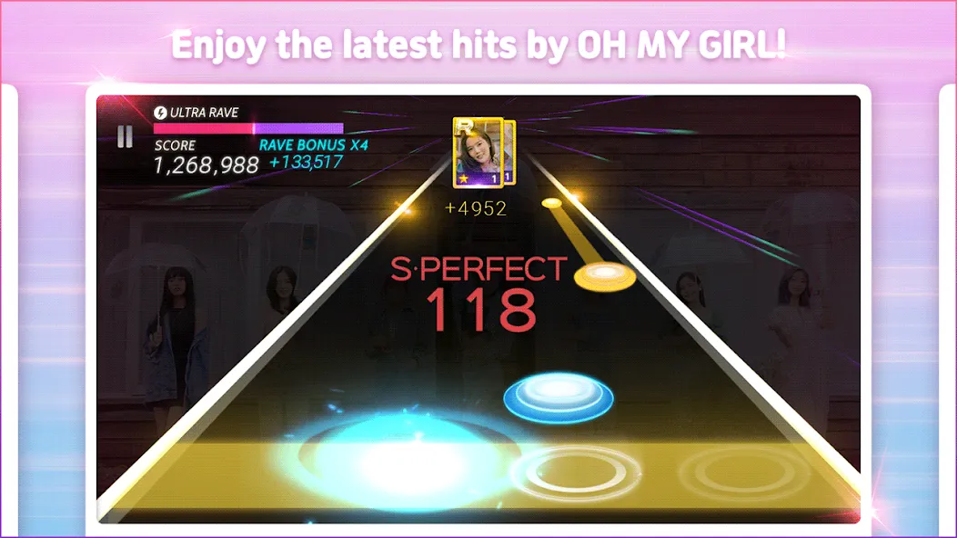 Скачать SUPERSTAR OH MY GIRL мод — Безлимитные алмазы и открыты все карты — скриншот 3