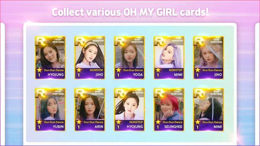 Скачать SUPERSTAR OH MY GIRL мод — Безлимитные алмазы и открыты все карты — скриншот 5