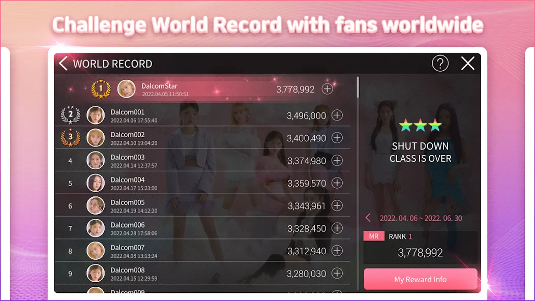 SUPERSTAR CLASS:y на телефон — скачать мод: Много алмазов и открыты все карты — скриншот 4 SUPERSTAR CLASS:y на телефон — скачать мод: Много алмазов и открыты все карты — скриншот 4