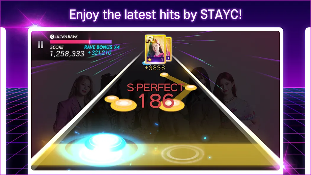 SUPERSTAR STAYC — последняя версия с модом (Безлимитные деньги и все песни открыты) — скриншот 3 SUPERSTAR STAYC — последняя версия с модом (Безлимитные деньги и все песни открыты) — скриншот 3