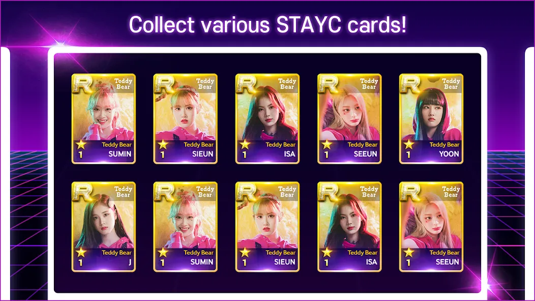 SUPERSTAR STAYC — последняя версия с модом (Безлимитные деньги и все песни открыты) — скриншот 5 SUPERSTAR STAYC — последняя версия с модом (Безлимитные деньги и все песни открыты) — скриншот 5