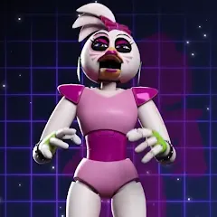 Glamrock Chica Workshop Glitch на телефон — скачать мод: Глитч в мастерской чики