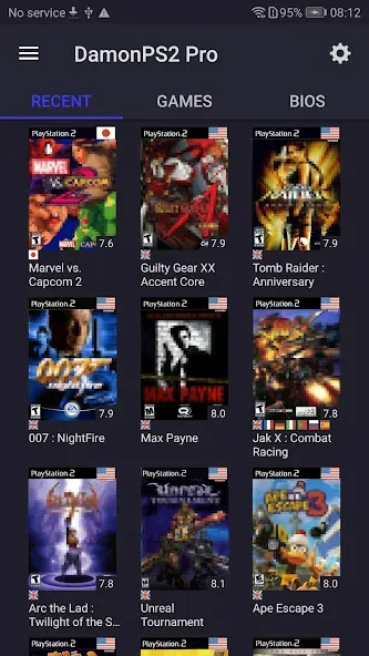 PS2 Emulator DamonPS2 PPSSPP взлом на Андроид — Улучшенная графика и высокая скорость — скриншот 1