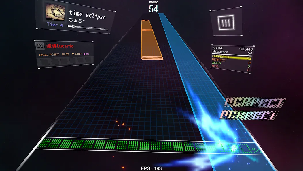 DanceRail3 MOD APK скачать на Андроид — Разблокированы все песни и уровни — скриншот 3