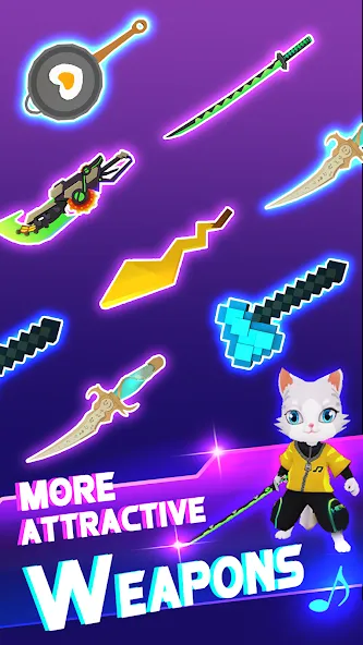 Blade Master мод на Андроид: Безлимитные монеты и усиленное оружие — скриншот 5 Blade Master мод на Андроид: Безлимитные монеты и усиленное оружие — скриншот 5