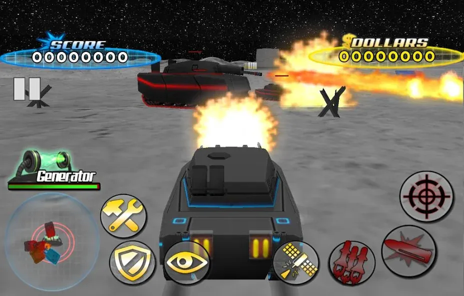 Скачать Tank War Defender 3 мод — Безлимитные деньги и мощные танки — скриншот 4