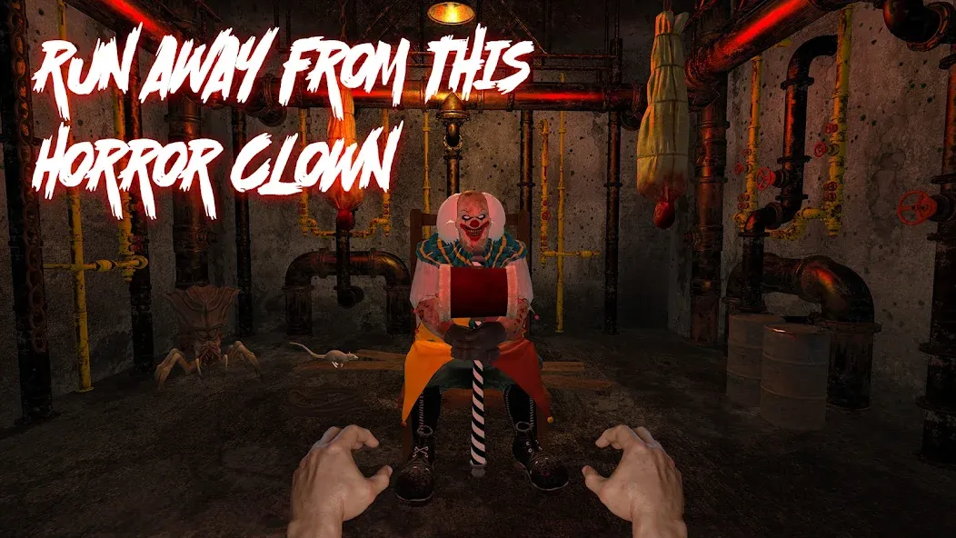 Horror Clown - Scary Ghost — скачать мод: Страшные приключения без ограничений — скриншот 1