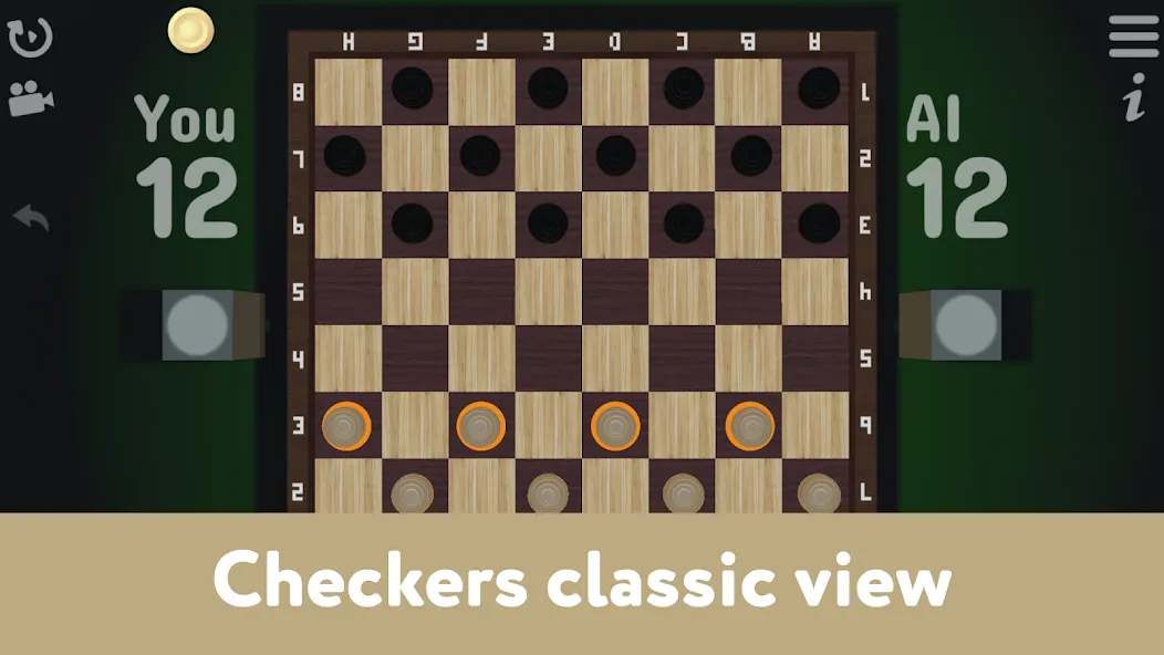 Checkers for two - Draughts — последняя версия с модом (Игра вдвоём без рекламы) — скриншот 1