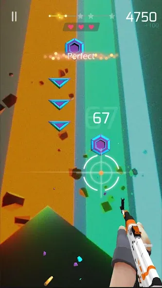 Beat Shooter — Безлимитные жизни и энергия, скачать мод APK — скриншот 3 Beat Shooter — Безлимитные жизни и энергия, скачать мод APK — скриншот 3