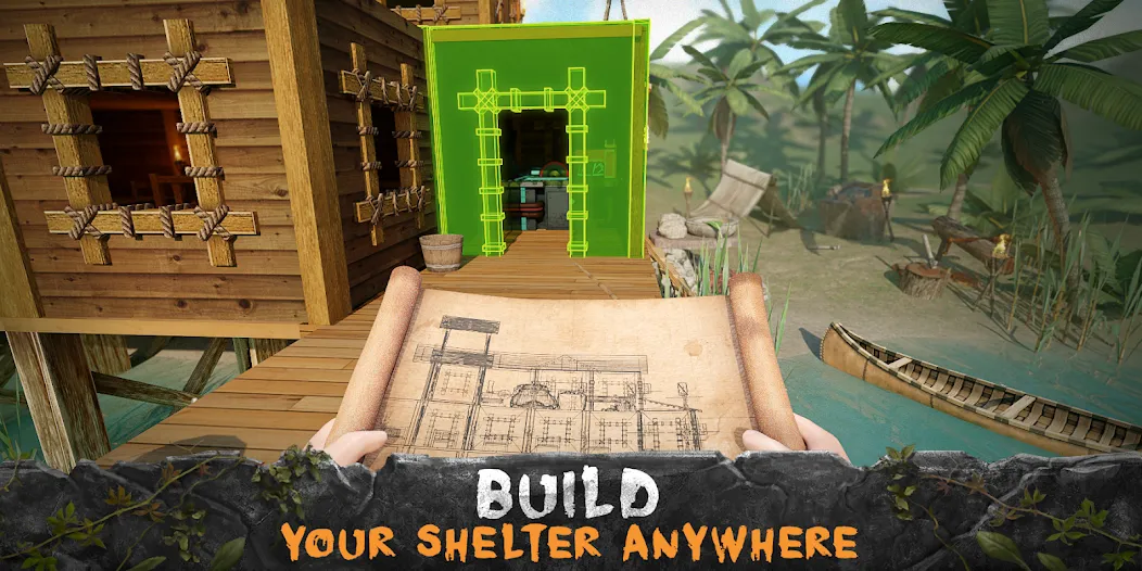Survival Island: Survivor EVO бесплатно на Андроид — мод: Безлимитные ресурсы и здоровье — скриншот 1 Survival Island: Survivor EVO бесплатно на Андроид — мод: Безлимитные ресурсы и здоровье — скриншот 1