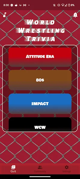 World Wrestling Trivia — Безлимитные монеты и все ответы открыты, скачать мод APK — скриншот 2 World Wrestling Trivia — Безлимитные монеты и все ответы открыты, скачать мод APK — скриншот 2