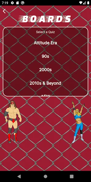 World Wrestling Trivia — Безлимитные монеты и все ответы открыты, скачать мод APK — скриншот 5 World Wrestling Trivia — Безлимитные монеты и все ответы открыты, скачать мод APK — скриншот 5