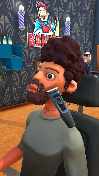 Fade Master 3D: Barber Shop взломанный APK — Безлимитные деньги и всё открыто — скриншот 1 Fade Master 3D: Barber Shop взломанный APK — Безлимитные деньги и всё открыто — скриншот 1
