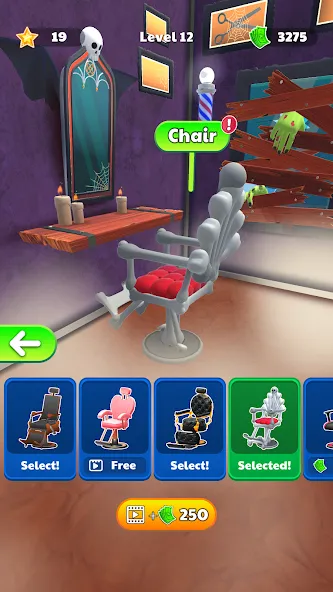 Fade Master 3D: Barber Shop взломанный APK — Безлимитные деньги и всё открыто — скриншот 2 Fade Master 3D: Barber Shop взломанный APK — Безлимитные деньги и всё открыто — скриншот 2
