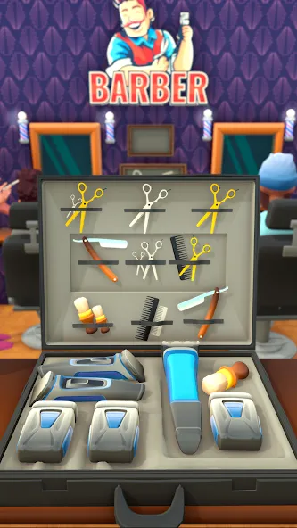Fade Master 3D: Barber Shop взломанный APK — Безлимитные деньги и всё открыто — скриншот 4 Fade Master 3D: Barber Shop взломанный APK — Безлимитные деньги и всё открыто — скриншот 4
