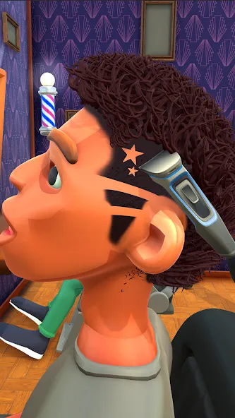 Fade Master 3D: Barber Shop взломанный APK — Безлимитные деньги и всё открыто — скриншот 5 Fade Master 3D: Barber Shop взломанный APK — Безлимитные деньги и всё открыто — скриншот 5