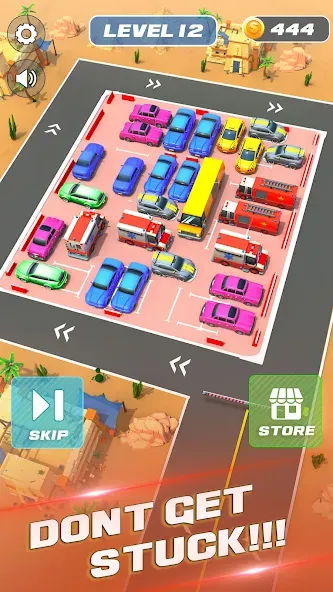 Unblock It Car Puzzle Game взломанный APK — Без рекламы и все уровни открыты — скриншот 4 Unblock It Car Puzzle Game взломанный APK — Без рекламы и все уровни открыты — скриншот 4