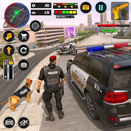 Police Car Chase Car Games — скачать мод: Безлимитные деньги и все машины открыты — скриншот 1 Police Car Chase Car Games — скачать мод: Безлимитные деньги и все машины открыты — скриншот 1
