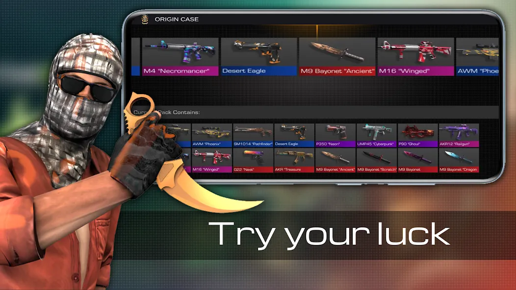 Скачать Case guns Simulator Standoff 2 — Открыты кейсы и много золота — скриншот 1 Скачать Case guns Simulator Standoff 2 — Открыты кейсы и много золота — скриншот 1